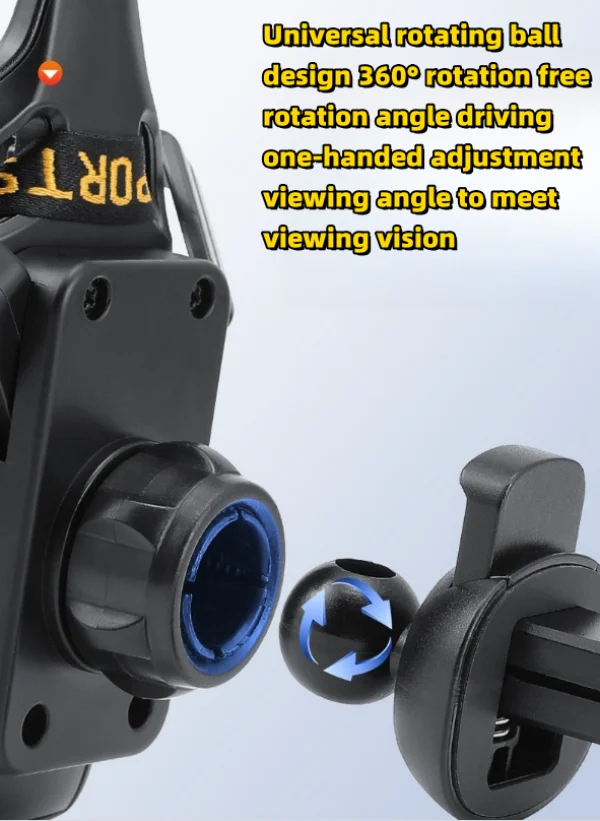 Car Mobile Phone Holder Bracket Car Air Conditioning Outlet Fixed Navigation Bracket