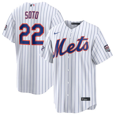 Youth New York Mets #22 Juan Soto Nike White 2026 All-Star Game Replica Jersey