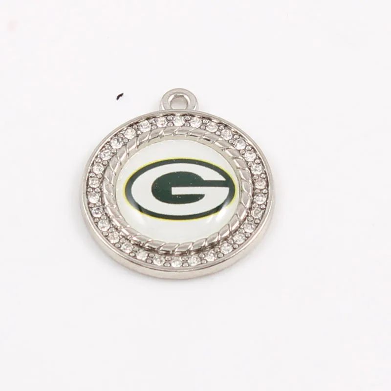 1 Piece 27.6*24.3mm Alloy Rhinestones Totem Pendant