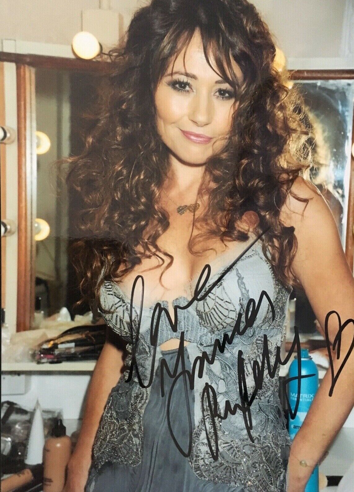 FRANCES RUFFELLE - POPULAR BRITISH ACTRESS - EXCELLENT SIGNED Photo Poster paintingGRAPH