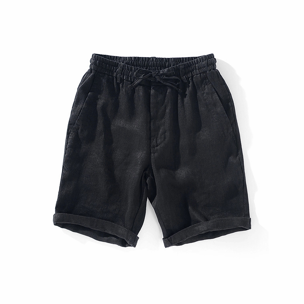 Linen Men's Short Pants Are Loose and Casual Breathable and Light REAL SILK LIFE