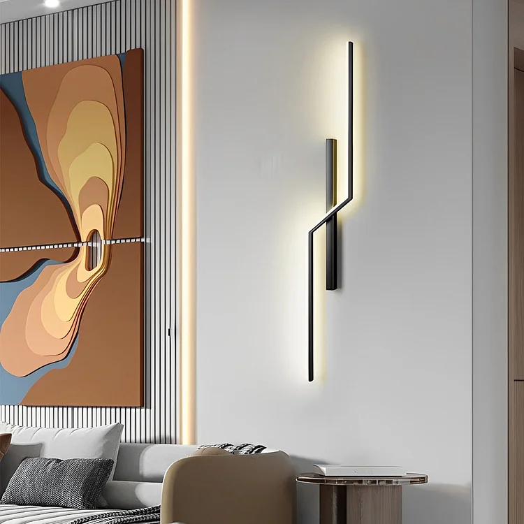 Lines Creative LED Modern Minimalist Wall Lamp Decorative Wall Sconces Lighting - Appledas