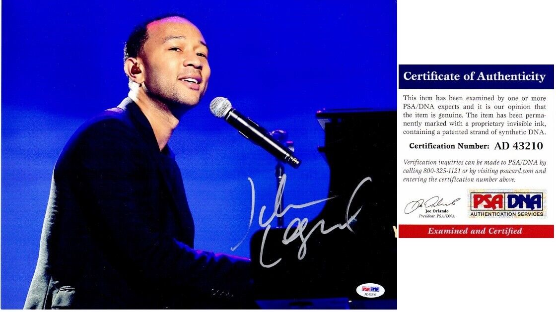 John Legend Signed - Autographed Singer - Songwriter 11x14 Photo Poster painting - PSA/DNA COA