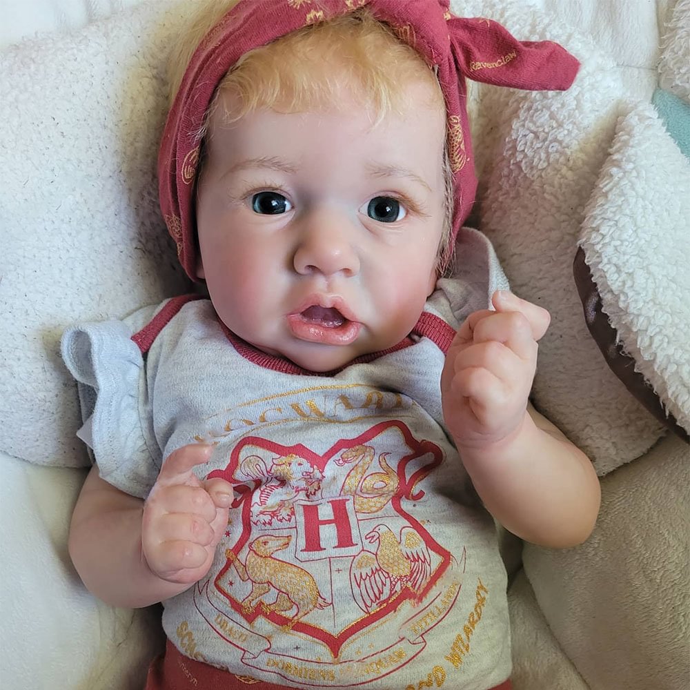 Reborn Silicone Vinyl Baby 12'' Realistic Cute Mini Newborn Baby Girl Doll Cynthia