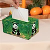 Panda 5d bricolage diamant peinture &agrave; la main porte-mouchoirs en bois bo&icirc;te &agrave; mouchoirs artisanat
