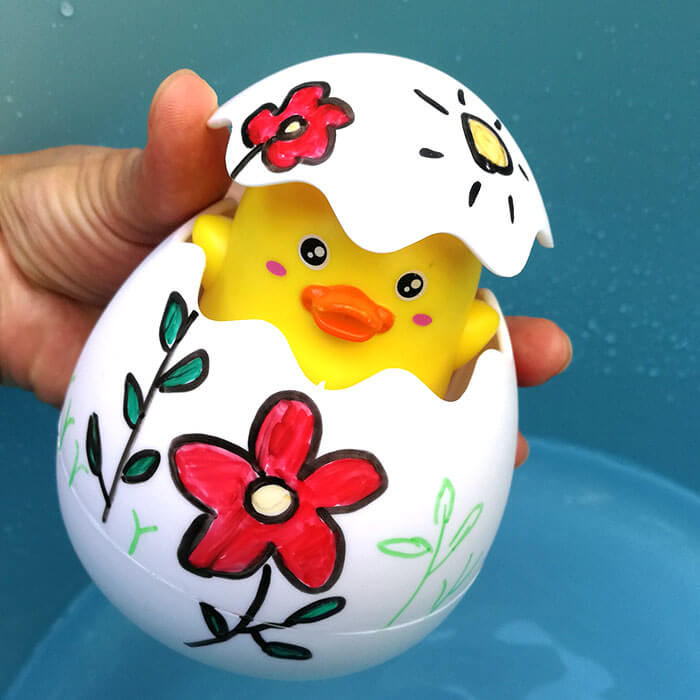 Hatching Egg Bath Toys for Kids | Easter & Christmas Gift for Toddler