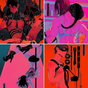 pornhint Pornhint Kinktober 11 x 17&Oacute; Sex Therapy by CATHEXIS art print BL comic yaoi manga gay queer m|m original BDSM Bondage Shibari