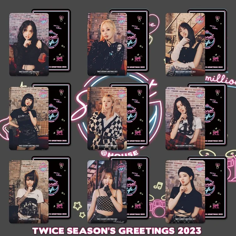 TWICE 2023 Season's Greetings SECRET LIFE Photocard