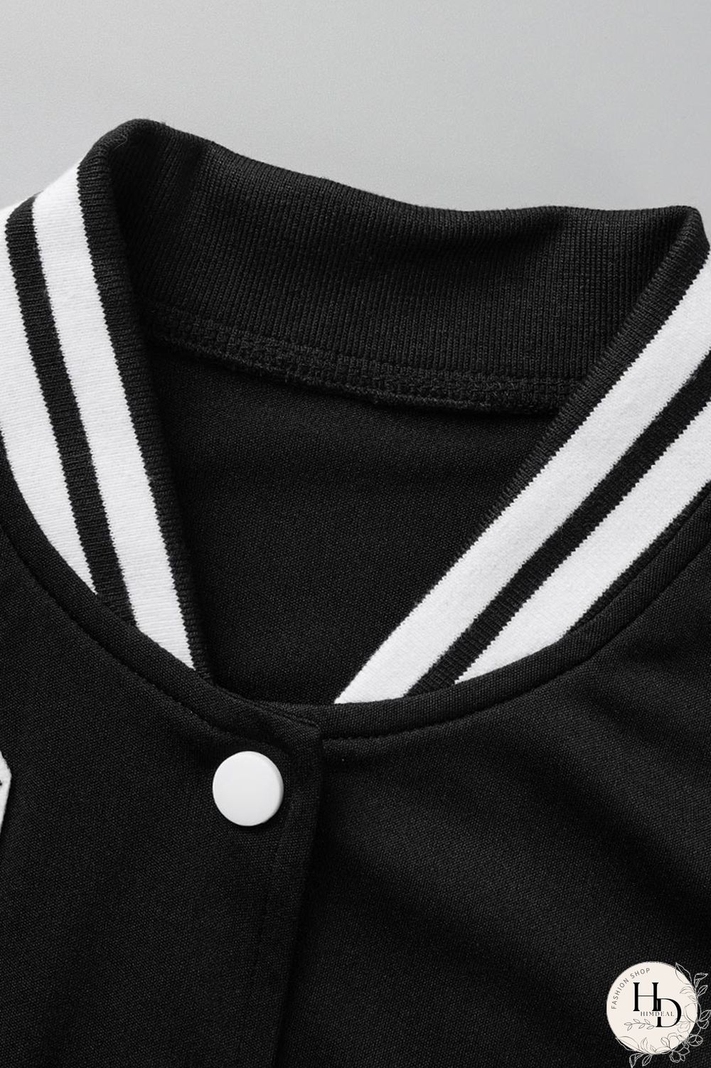 Black Fashion Casual Letter Embroidery Patchwork O Neck Short Sleeve Two Pieces