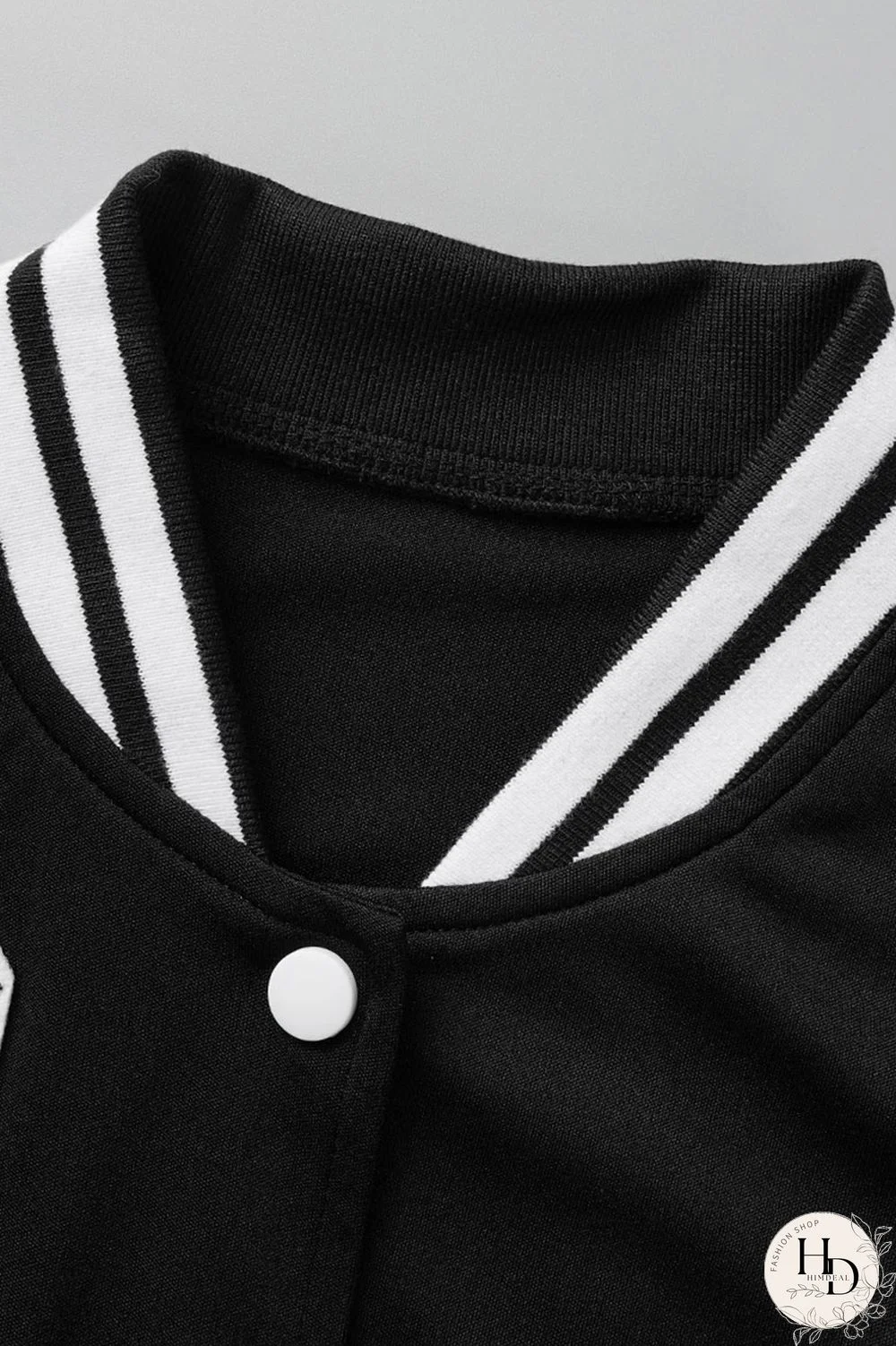 Black Fashion Casual Letter Embroidery Patchwork O Neck Short Sleeve Two Pieces