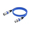 6/10Pcs 3-Pin Balanced Shielded XLR Cable XLR Male To Female Microphone AUX Cord