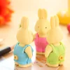 20PCS Creative Cartoon Rabbit Erasers for Kids Student Office Exam Stationery Easter Gift