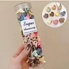 50PCS Colorful Heart Flower Hair Claws