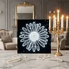 uk.everydayedeals DIY Pearl Painting With Frame - Handmade Self-Adhesive Pearls - Bright Sunflower(25*25cm)