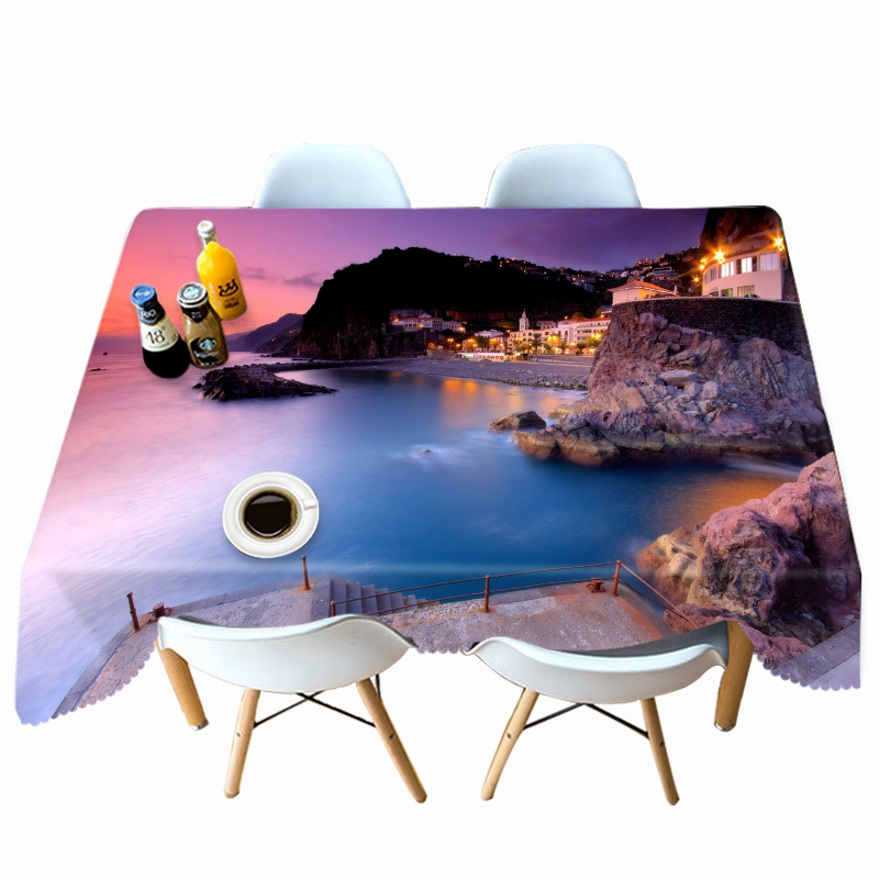 

Seascape World - 3D Tablecloth, 140*180cm, 501 Original