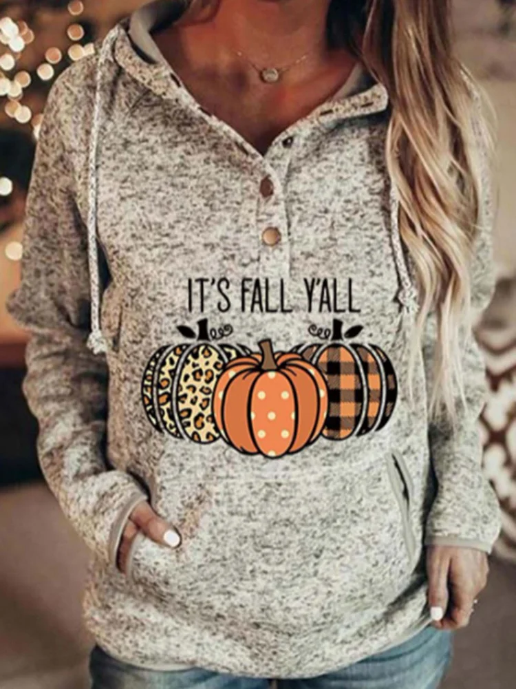 Pumpkin Halloween Print Women's Sweatshirt