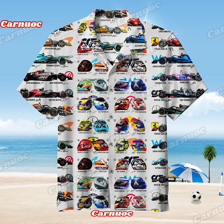 Formula 1 Car | Hawaiian Shirt