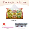 DIY Diamond Art Tissue Box Holder Best Grandma Ever PULeather Diamond Art Desktop Organizer Resin Rhinestone Storage Organizers Gem Art Home Office Decor Craft Gift for Women