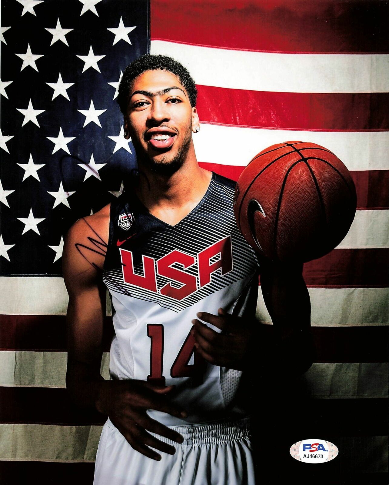 Anthony Davis signed 8x10 Photo Poster painting PSA/DNA Team USA Autographed