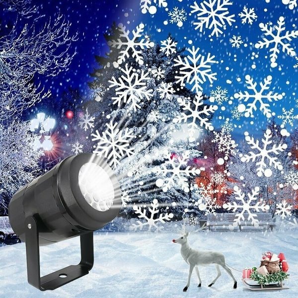 Christmas Snowflake Light Projector Snow Outdoor Indoor Remote control Laser Projection Lights Party Decor Lamp EU/UK/US - Shop Trendy Women's Fashion | TeeYours