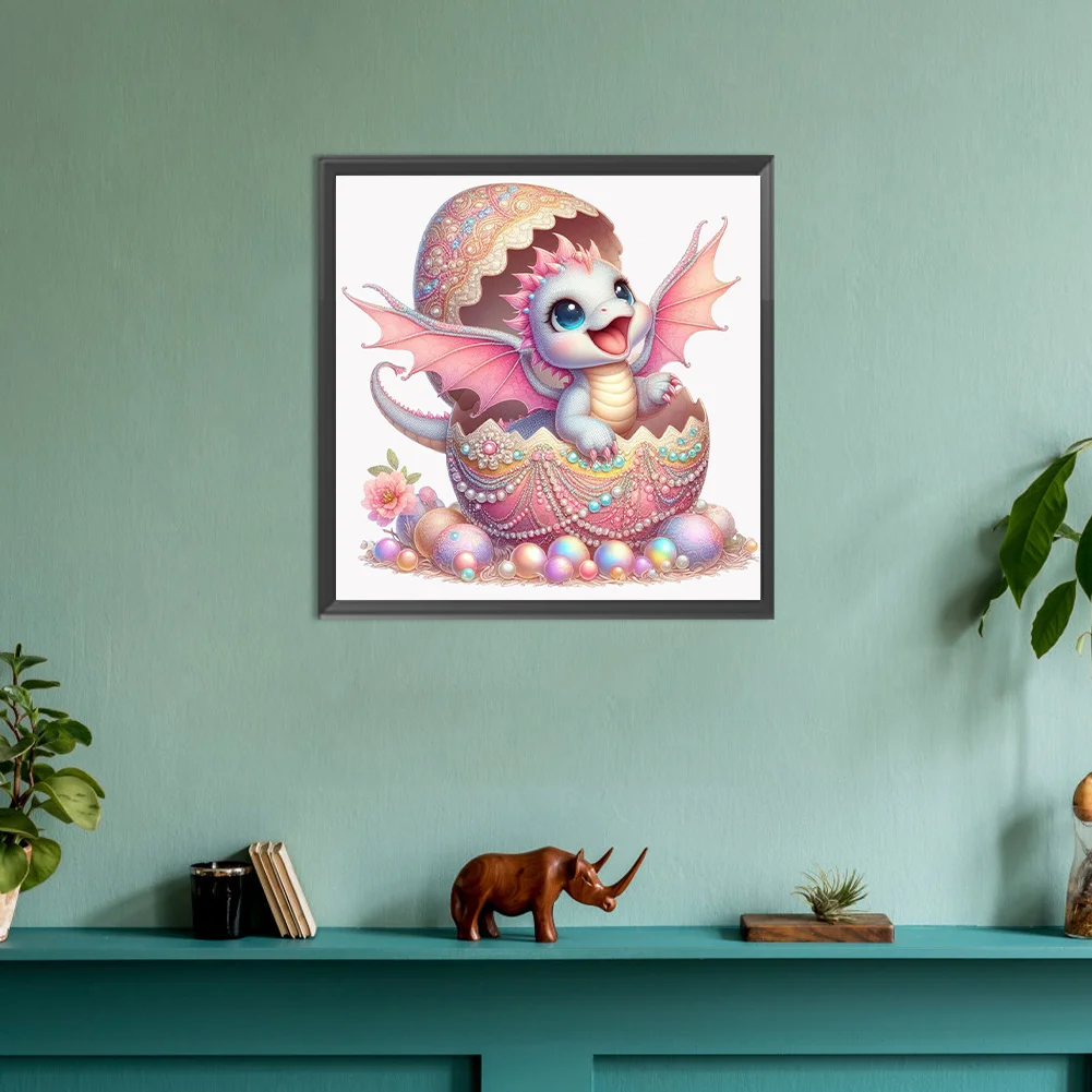 Diamond Painting - Full Round Drill - Jeweled Dragon Egg(Canvas|30*30cm)