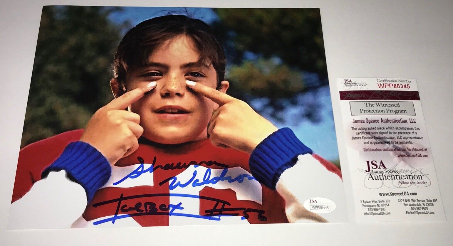 SHAWNA WALDRON Signed 8x10 LITTLE GIANTS Photo Poster painting ICEBOX Autograph JSA COA