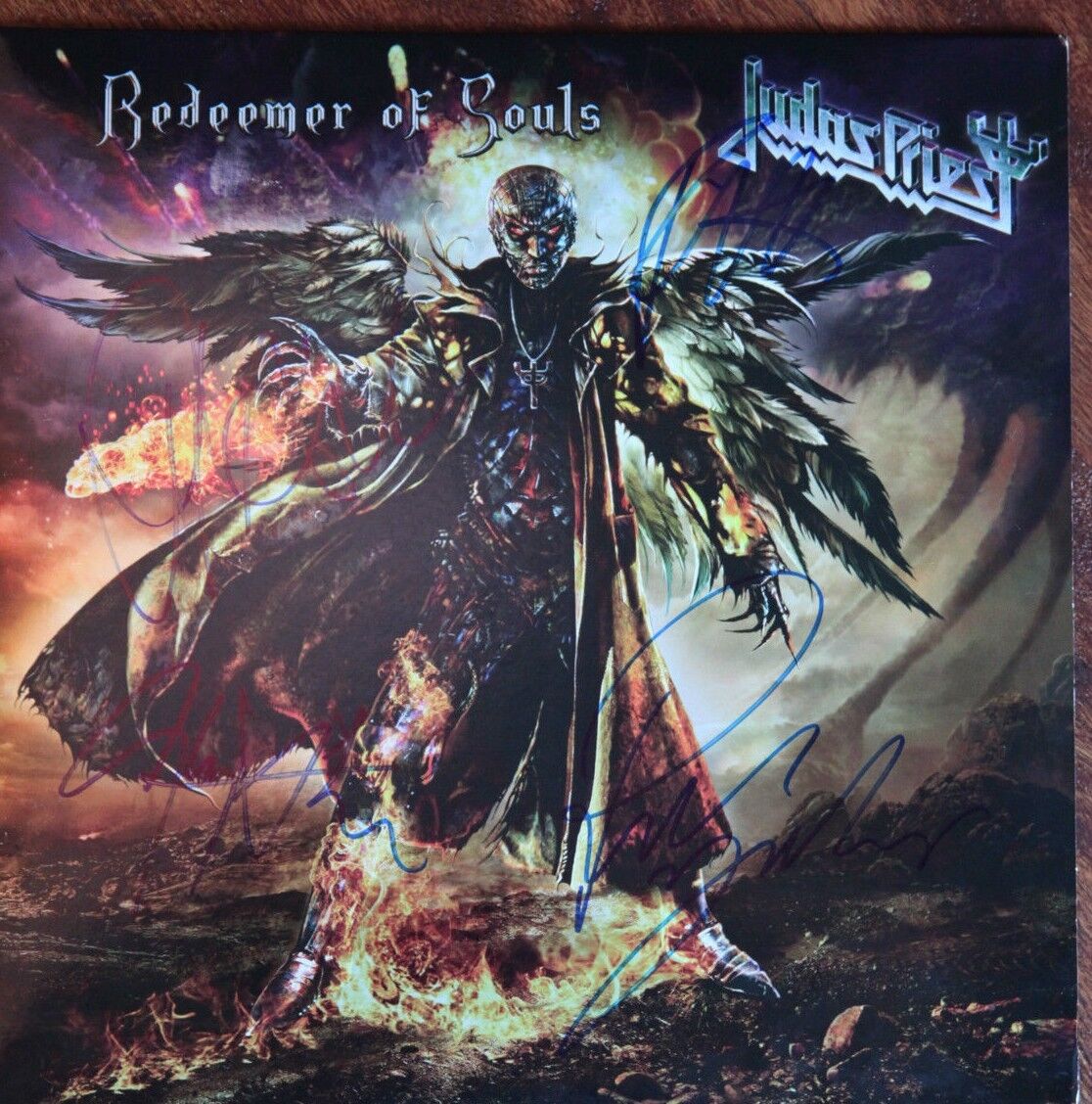 GFA Redeemer of Souls * JUDAS PRIEST * Signed New Record Album PROOF AD1 COA