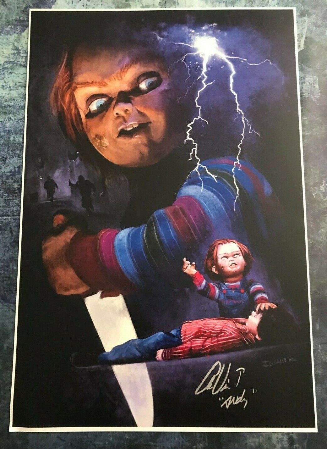 GFA Child's Play Movie Andy * ALEX VINCENT * Signed 12x18 Photo Poster painting PROOF A16 COA