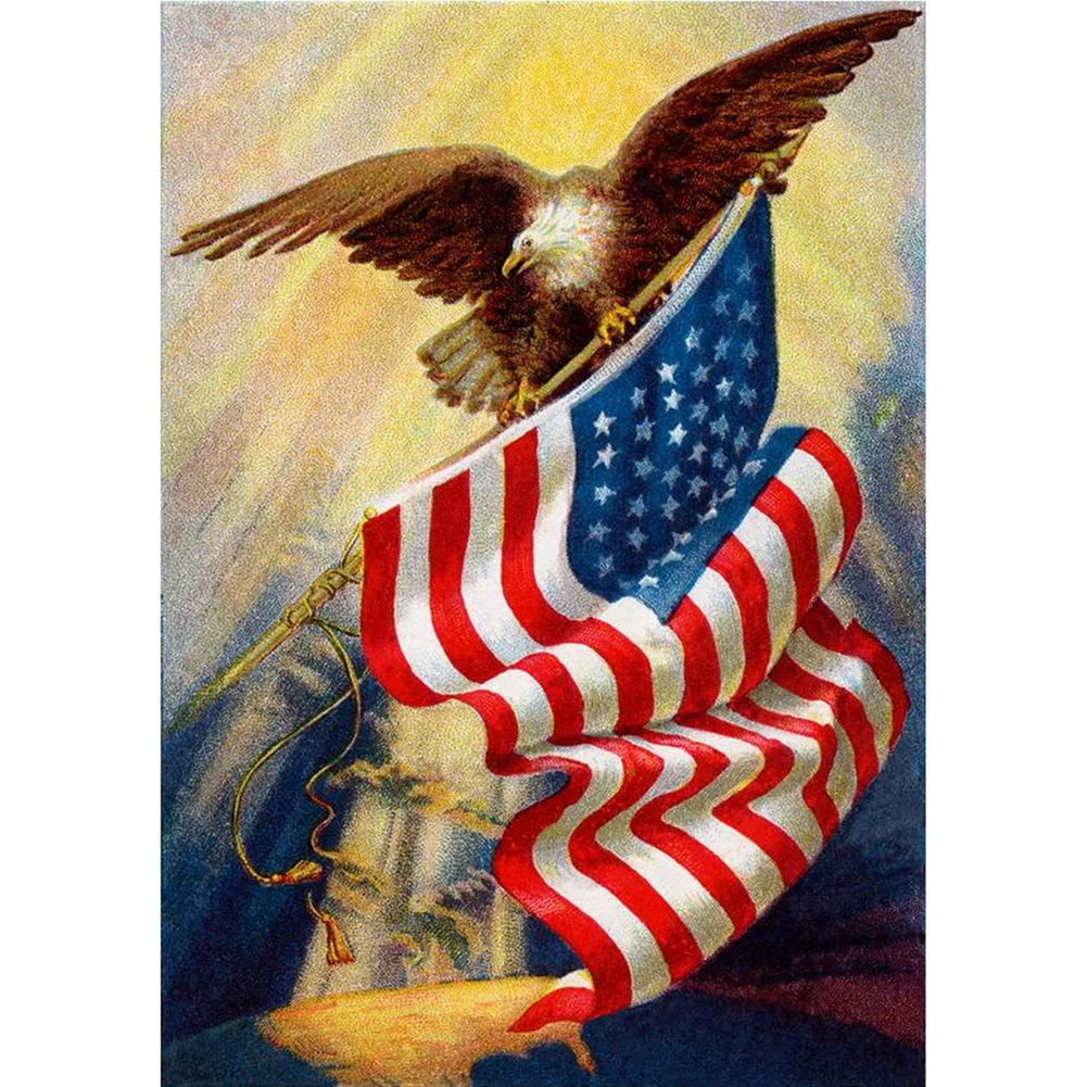 

Independence Day - Round Drill Diamond Painting - 30*40CM, 501 Original