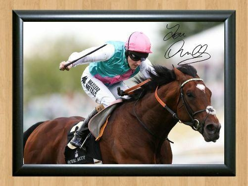 Frankel Tom Queally Horse Racing 2000 Guineas  Signed Autographed Photo Poster painting Poster Print Memorabilia A4 Size