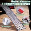 [US Local Warehouse] 2PCS 7.3ft Aluminum Motorcycle Ramp for Pickup Trucks ATVs Lawn Mowers Folding Dirt Bike Loading Ramp with Load Straps Truck Ramps