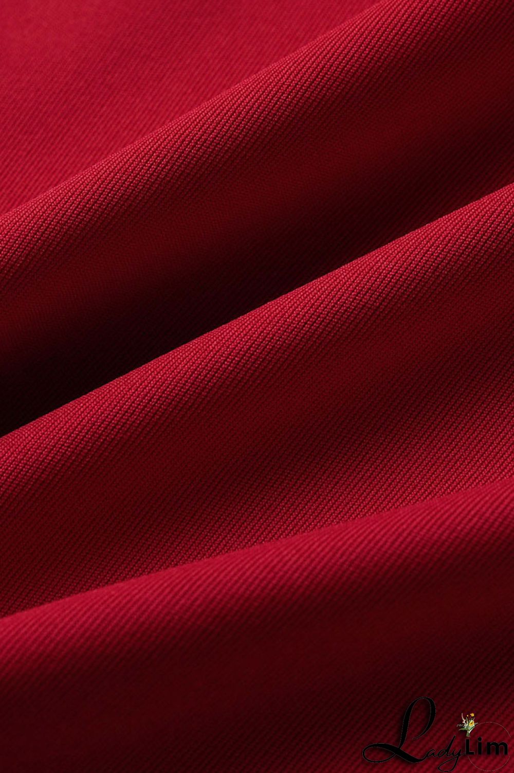 Red Sexy Solid Split Joint Buckle Turndown Collar Short Sleeve Two Pieces