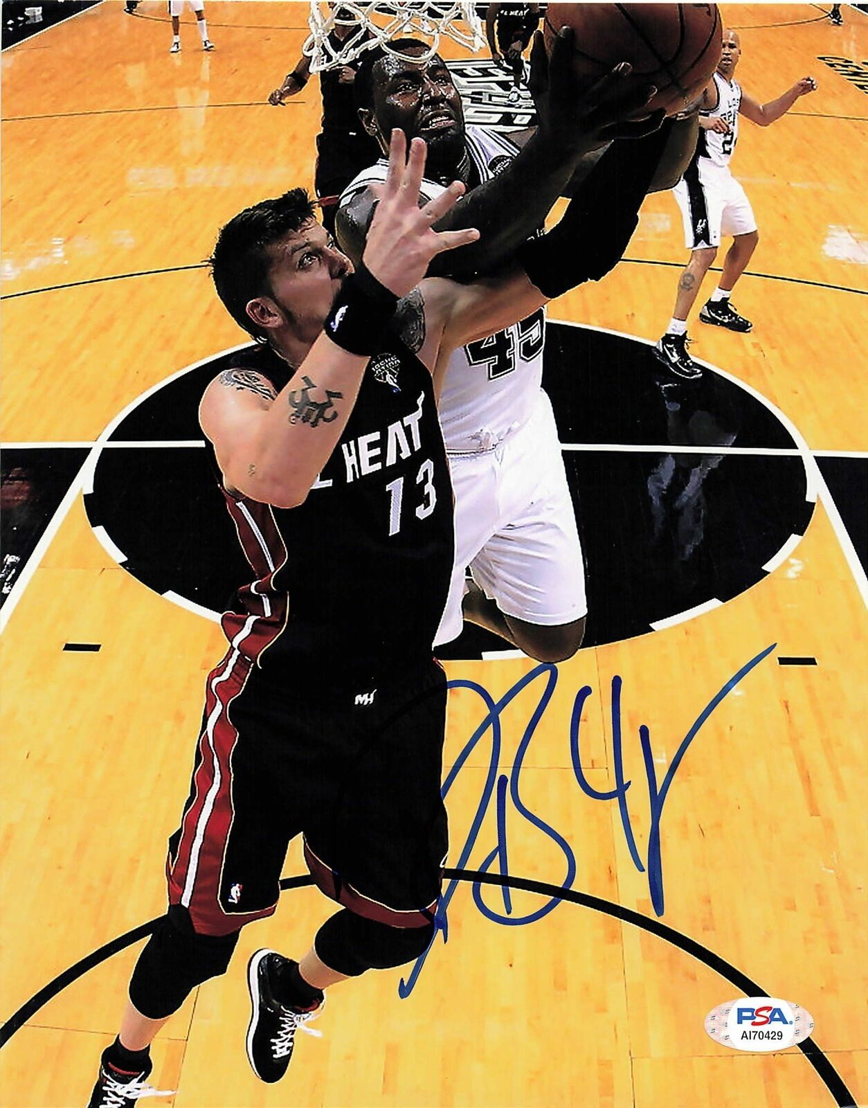 Dejuan Blair signed 8x10 Photo Poster painting PSA/DNA San Antonio Spurs Autographed