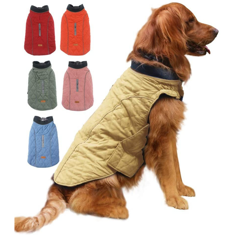 AllPurpose Reflective Quilted Dog Jacket