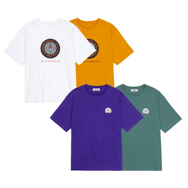 officialateezshop ATEEZ Wonderwall Edition Simple T-shirt