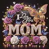 Diamond Painting-DIY Crystal Rhinestone Happy Mother's Day(Box Packaging)