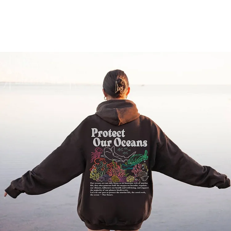 VChics Protect Our Oceans Hoodie