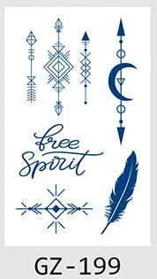 Drop Shipping Temporary Tattoo Stickers Sexy Flowers Juice Ink Lasting Girl Arm Neck Back Waist Buttocks Fake Tatoo Hot Sale DIY