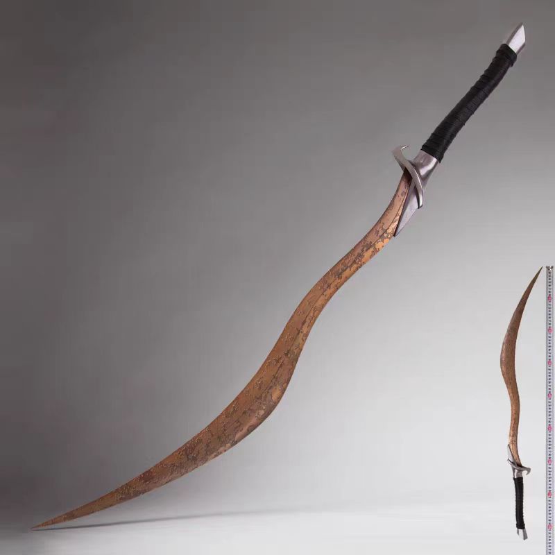 Hound's Tooth Elden Ring Metal Weapon 1:1 Model - Corpse Mountain Blood Sea COS Weapon Prop ( Unsharpened ) - MyHiddenBlade