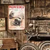 Mercedes - Panneaux en &eacute;tain m&eacute;tallique(20*30cm/30*40cm) - Garage