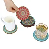 8pcs Diamond Painting Coasters with Holder for Beginner Adults Kids