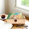 5D DIY Diamond Painting Handmade Wood Storage Box for Home Decor Craft (Cat)