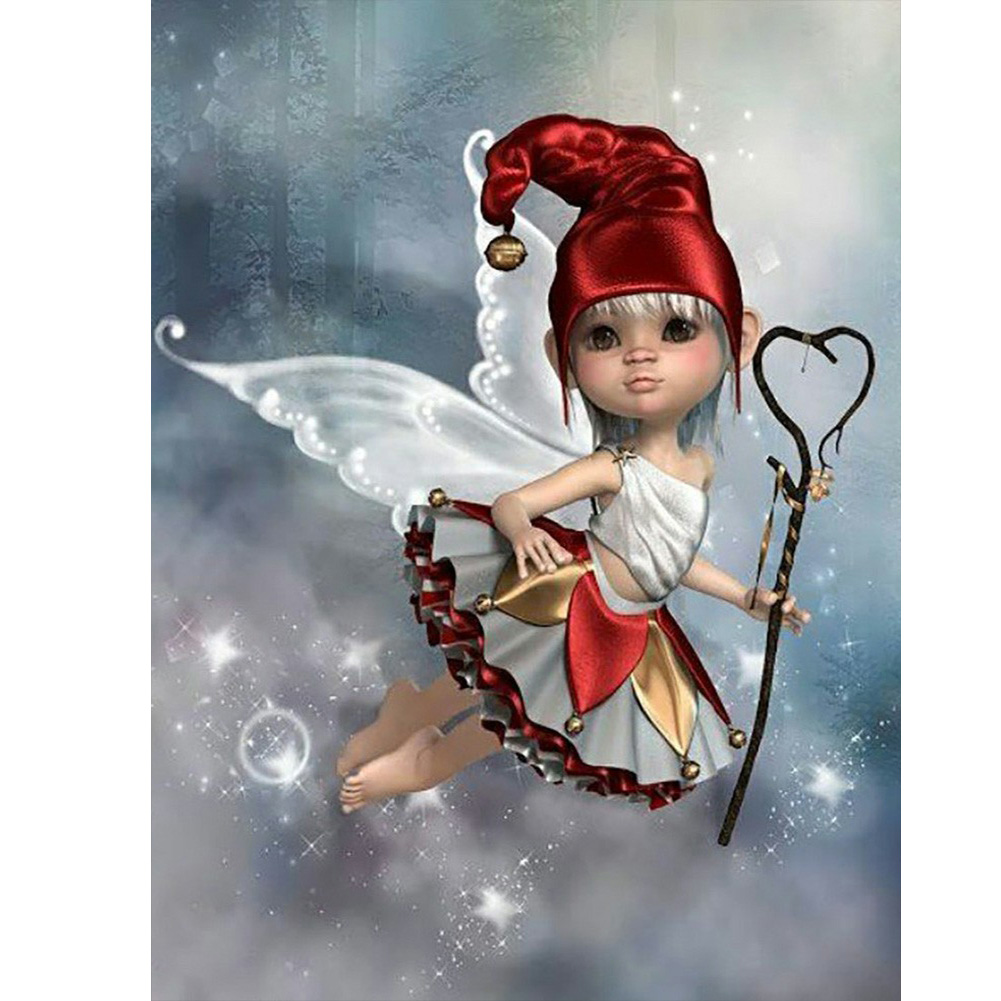 

Fairy Girl - Round Drill Diamond Painting - 40*50CM, 06, 501 Original