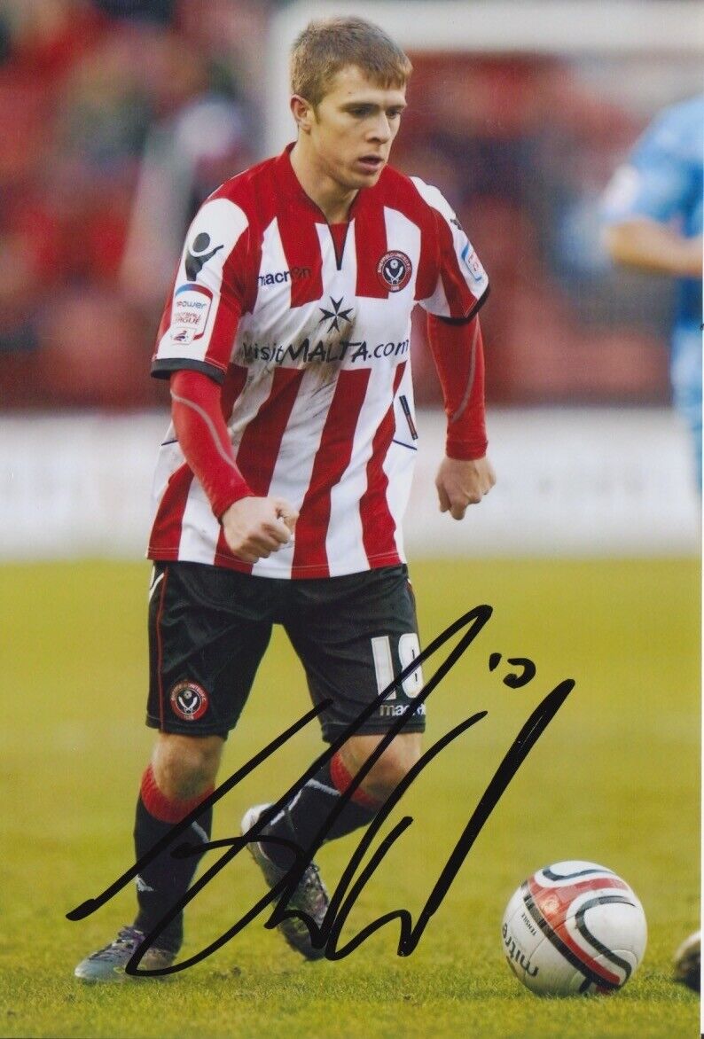 SHEFFIELD UNITED HAND SIGNED JAMIE WARD 6X4 Photo Poster painting 1.