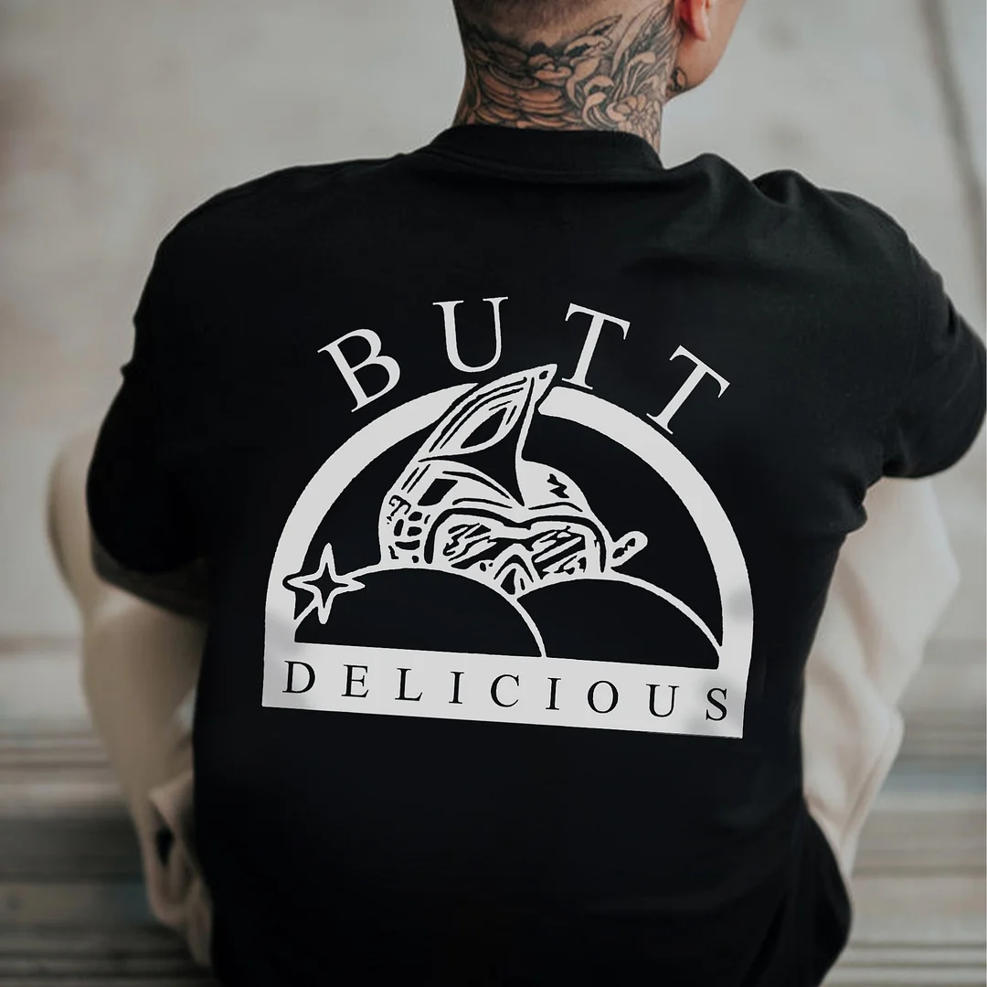 Butt Snorkeler Printed Men's T-shirt -  