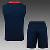 2025/2026 Psg Paris Pre-Match Training Royal Blue Vest+Shorts Football1:1 Thai Quality