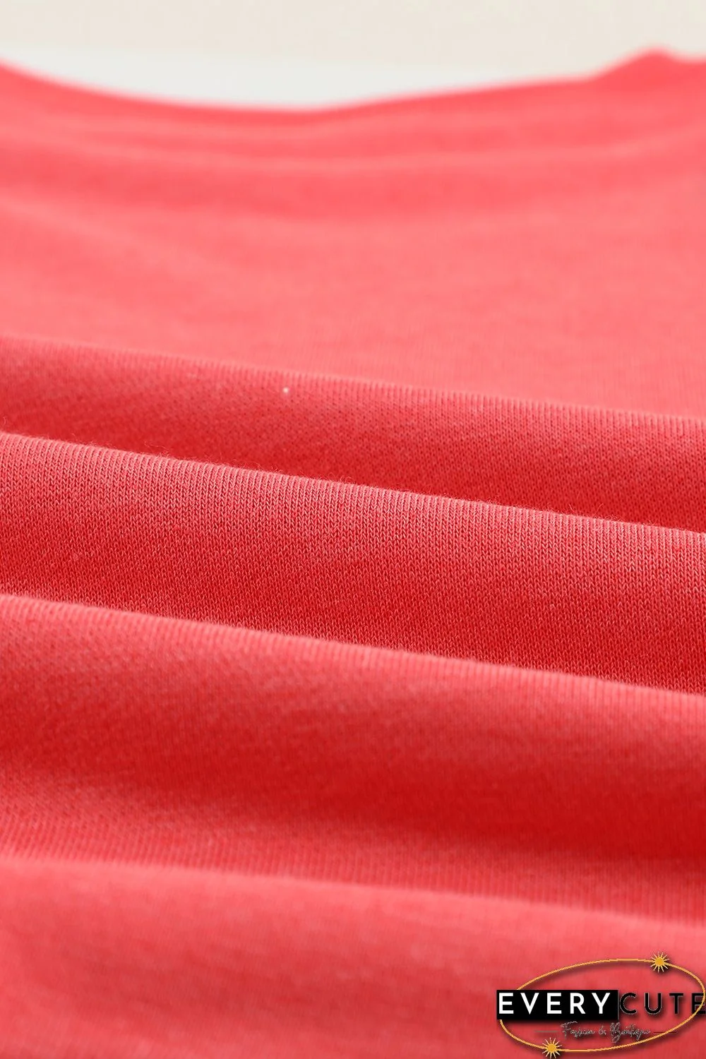 Plain Crew Neck Pullover Sweatshirt