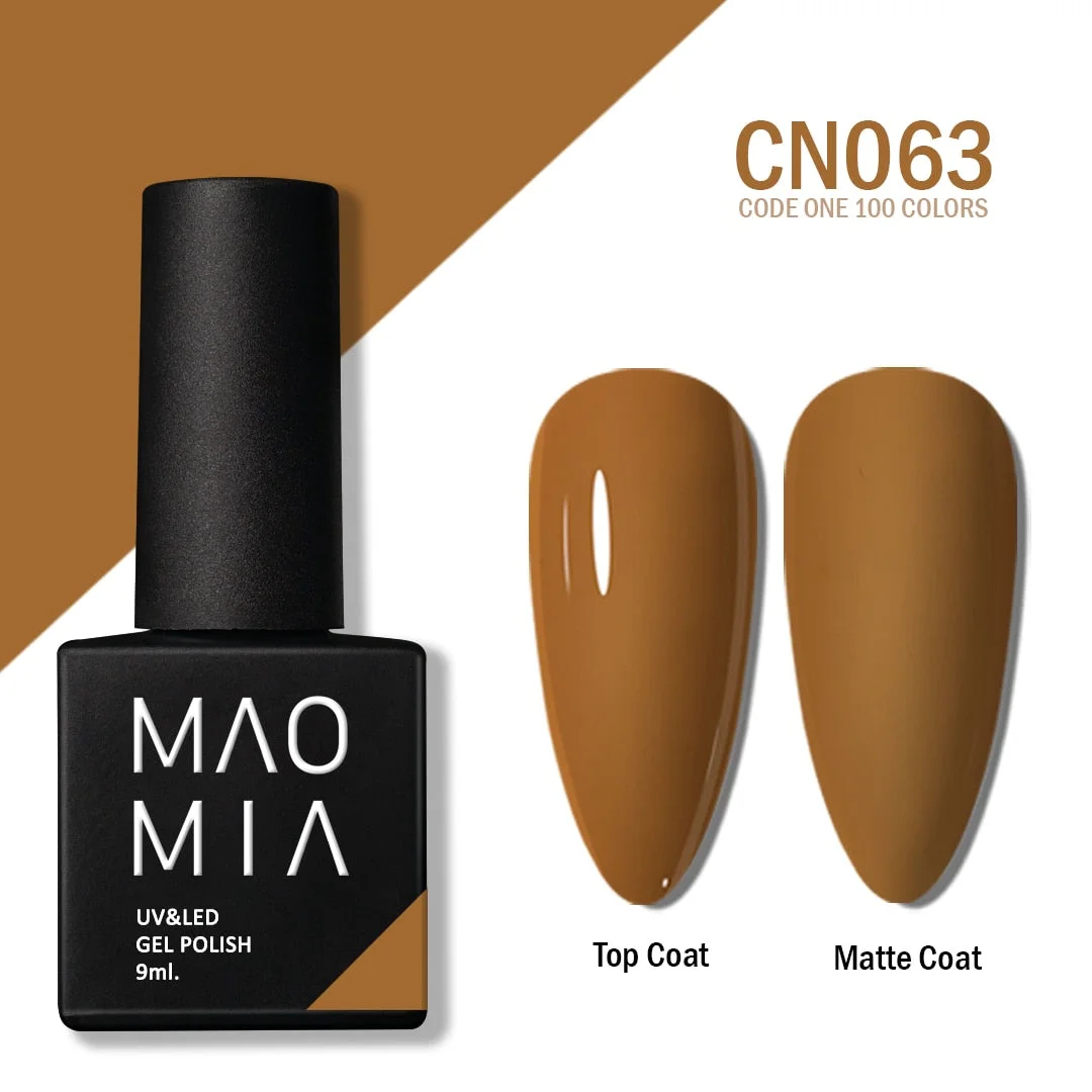MAOMIA CODE ONE Gel Polish 100 Colors Soak Off UV/LED 9ML Professional Salon Nail Paint Semi Permanent Manicure