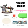 Diamond Painting Wooden Xmas Snowman Desktop Decor for Table Office Decor