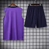2025/2026 Corinthians Pre-Match Training Purple Vest+Shorts Football1:1 Thai Quality